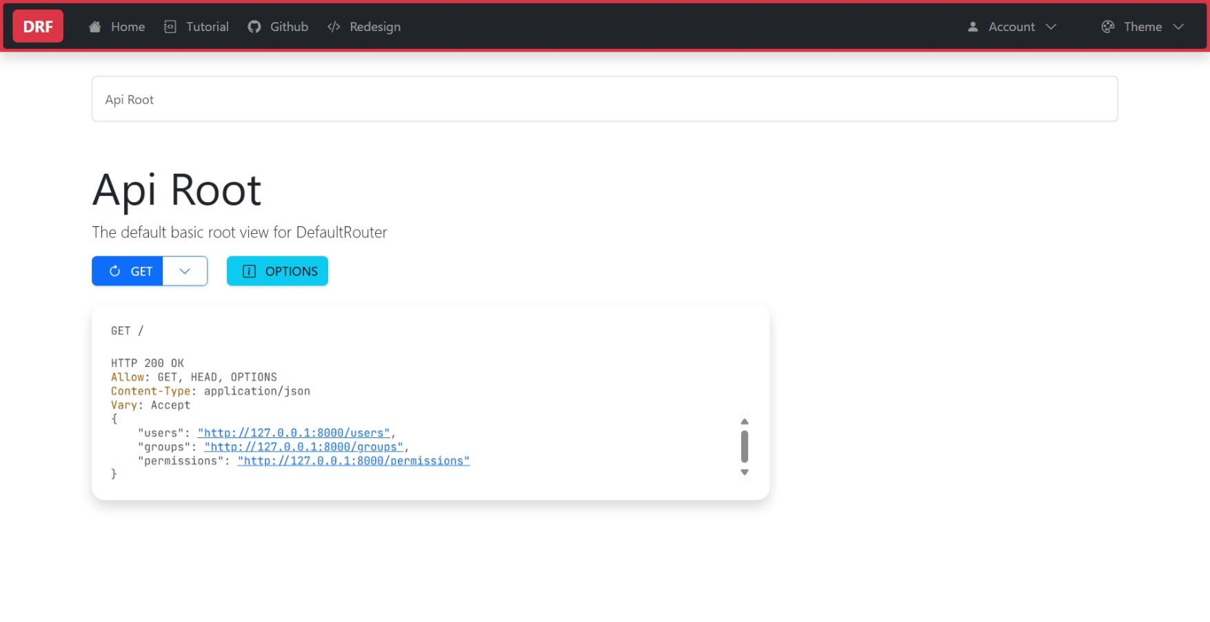 API Root