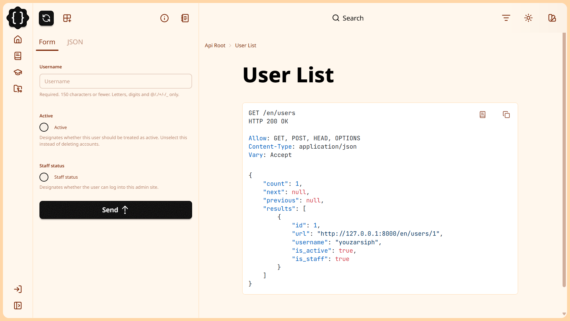 List View